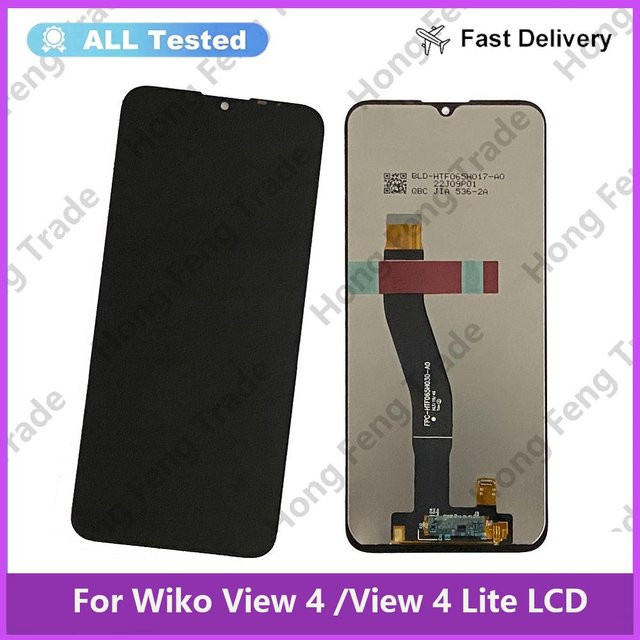 Wiko View 4 Lite V730 LCD-Bildschirm und Digitizer Vollbaugruppe in Grau - Bild 1