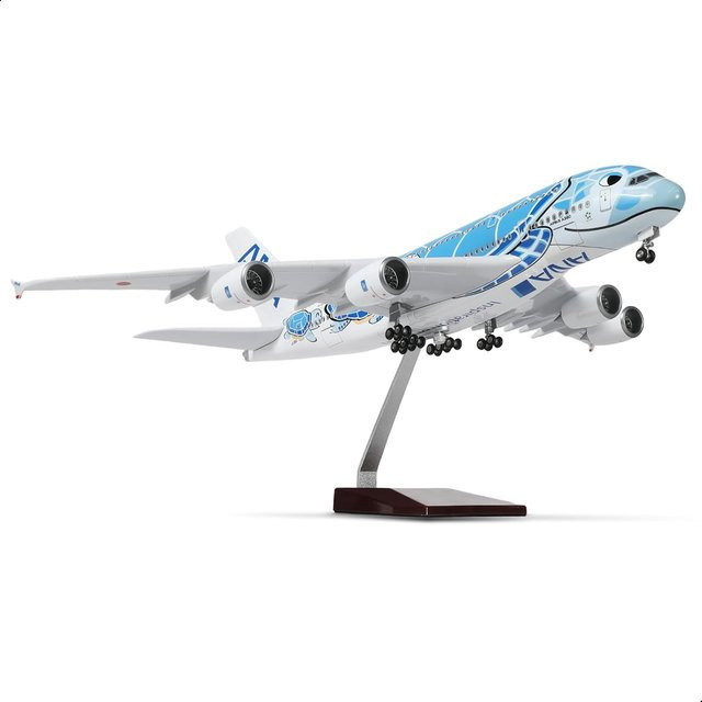 ZOCO A380 ANA Blue Turtle, Flugzeugmodellbausatz, 1:160, ab 14 Jahren - Bild 1