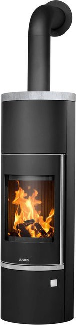 Justus Faro Aqua 2.0 Kaminofen mit Speckstein in Schwarz-Grau mit 8,5 kW Leistung - Bild 1