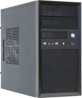 Chieftec Mesh Series CT-01B-350GPB Mini-Tower PC-Gehäuse Schwarz mit Mikro-ATX Unterstützung und USB/Audio Anschlüssen - Bild 1