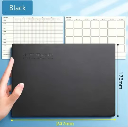 Liste Mind Planer Notebook mit Spiralbindung und Softcover in Blau - Bild 3