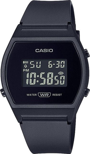 Casio Digitaluhr, Quarz, Kunststoff, Schwarz, 35 mm, Damen - Bild 1