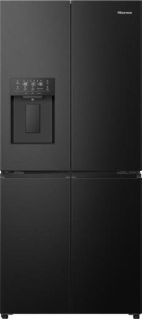 Hisense RQ5P470SYFD Kühl-Gefrier-Kombination in Schwarz mit No-Frost und Cross Door Design - Bild 1