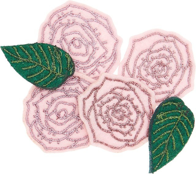 Rico Design Filzstreuer Rosen in Rosa - Bild 1