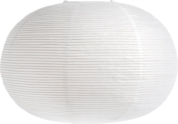 HAY Rice Paper Shade Lampenschirm Ellipse aus Reispapier und Bambus in Weiß - Bild 1