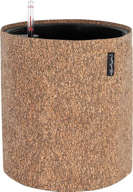 Lechuza Pflanzgefäß Trendcover 32 in Cork Dark Natural mit Korkoptik, Durchmesser: 32 cm, Farbe: Braun - Bild 1