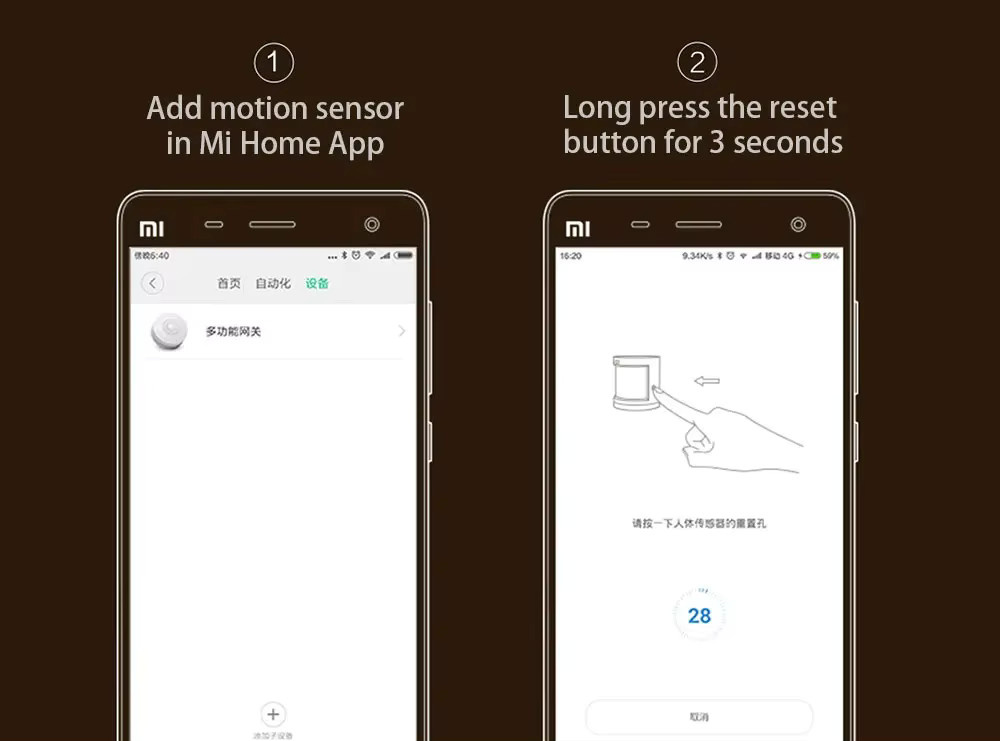 Aqara Bewegungssensor RTCGQ11LM ZigBee Smart Human Body Sensor in Weiß, kompatibel mit Mi Home und Apple HomeKit - Bild 2
