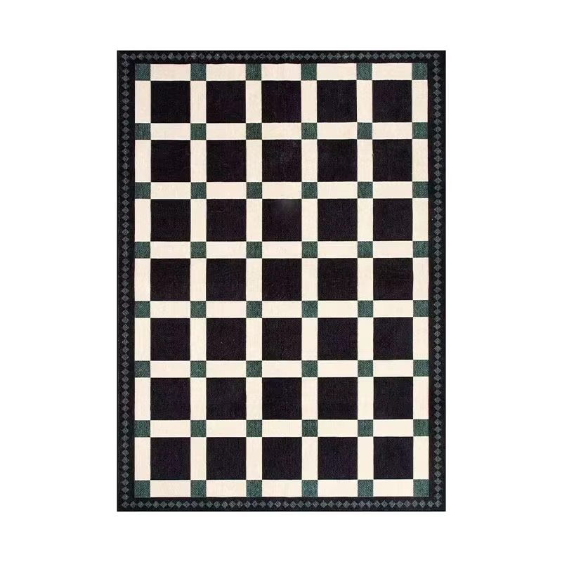 VIKAMA Kristall-Samt-Teppich in Modernem Design für Wohnzimmer und Schlafzimmer, Rechteckig, Farbe: Plain - Bild 2