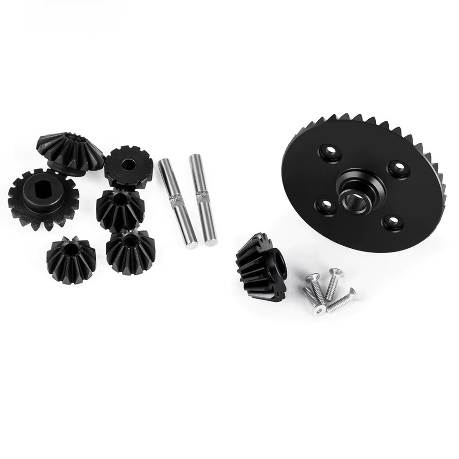 AXSPEED Differentialgetriebe-Ausgangs-Satellitengang-Set, Metall, Schwarz - Bild 6