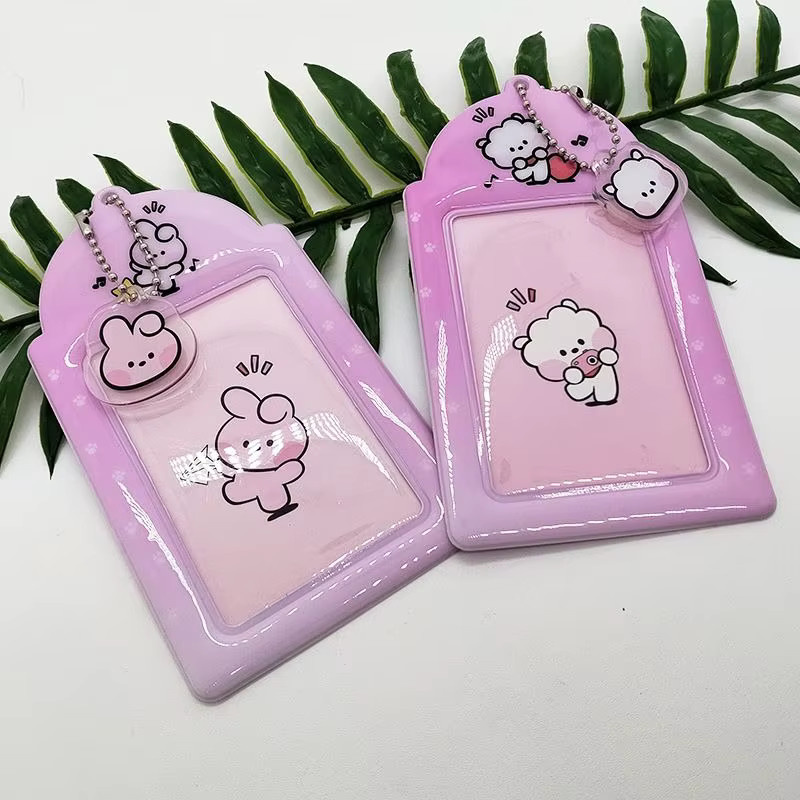 BT21 Kartenhalter mit Tata Chimmy Koya und Shooky Design aus Kunststoff für Studentenausweise und Campus-Karten - Bild 2