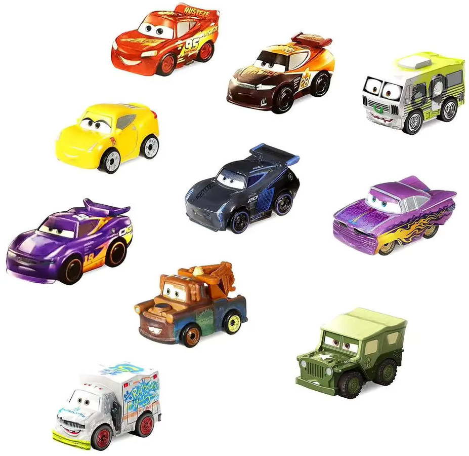 Disney Pixar Cars Mini Racers, Mini-Auto, 10er-Pack, ab 3 Jahren - Bild 3