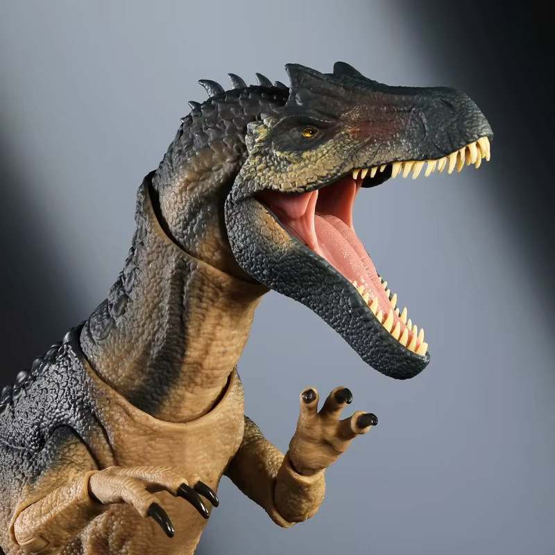 Bandai Jurassic Hammond Collection Wilder Drache Allosaurus Sicheldrache, Großer Beweglicher Dinosaurier - Bild 3
