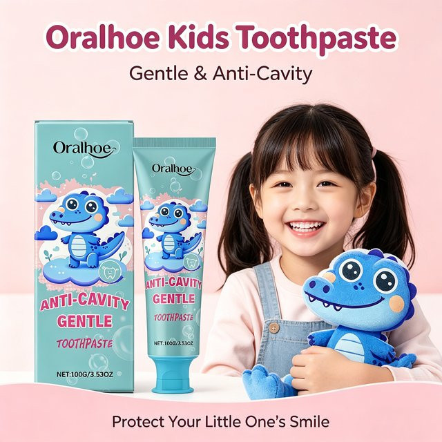 Oralhoe Anti-Karies-Zahnpasta für Kinder - Bild 1
