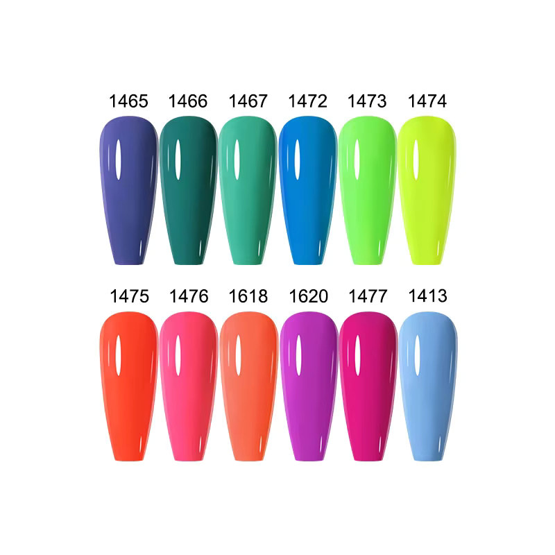 Clou Beaute Gel-Nagellack-Set, Glänzend, 15 ml - Bild 2