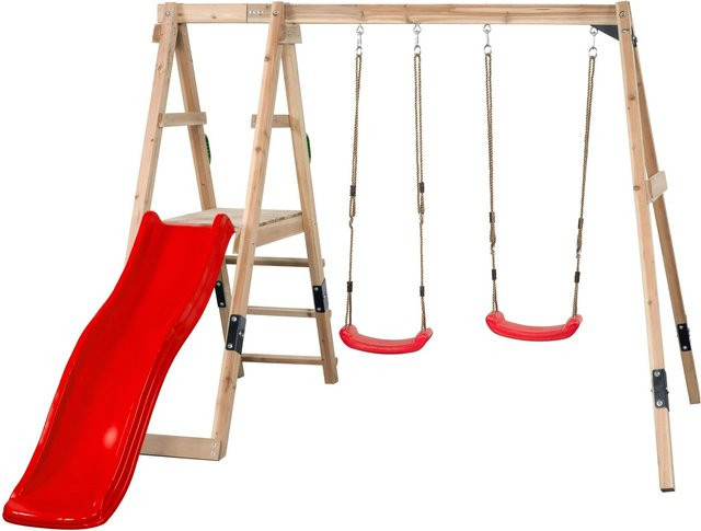 Swing King Schaukel Ava Rot FSC B/T/H: 185 x 235 x 274 cm - Bild 1