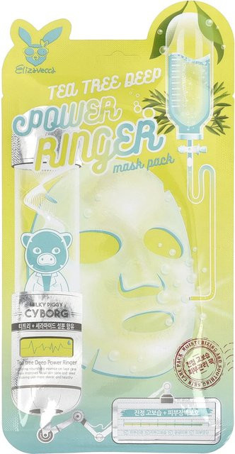 Elizavecca Teebaum Deep Power Ringer Beauty Mask Pack, 23 ml, Unisex - Bild 1
