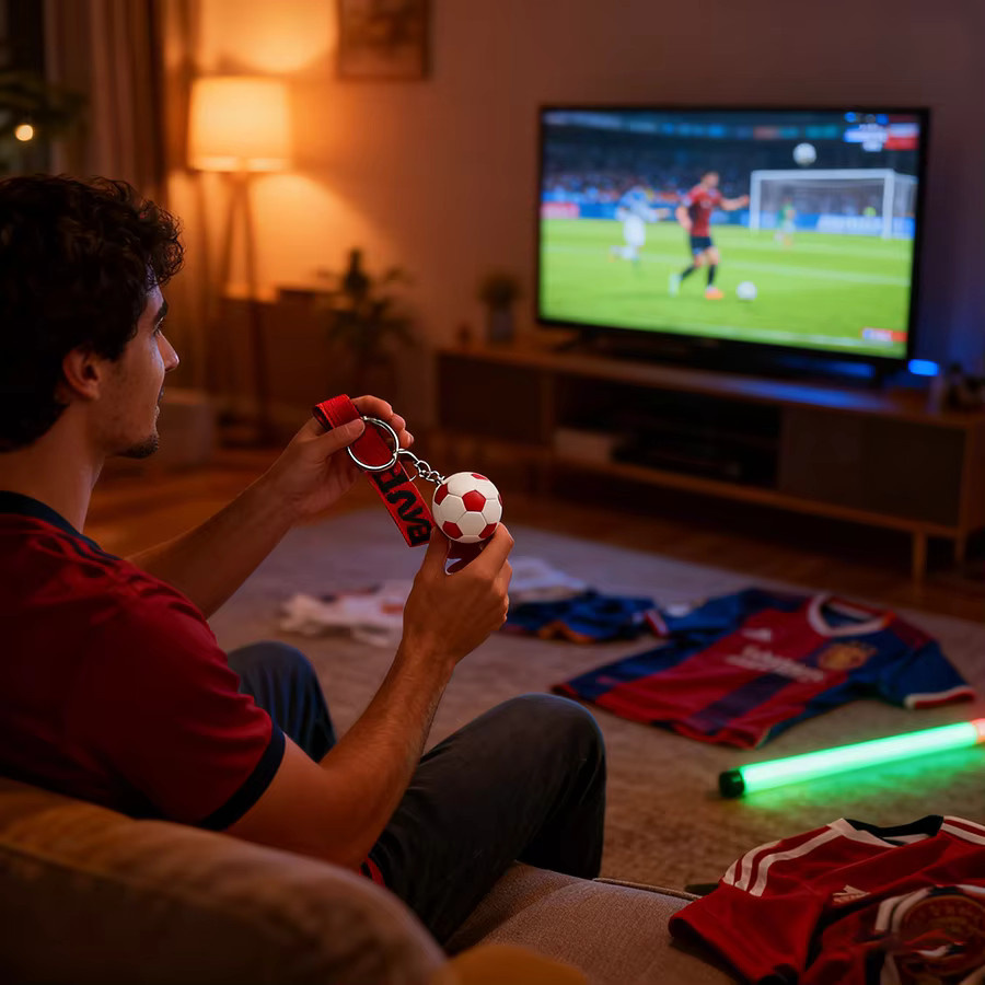Noter Schlüsselanhänger, Fußball, Unisex - Bild 1