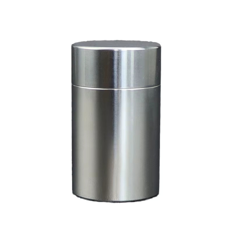 JCSYFAC Mini Pill Organizer Box aus Edelstahl in Silber, luftdichte und auslaufsichere Aufbewahrungsdose für Tee und Kräuter - Bild 2