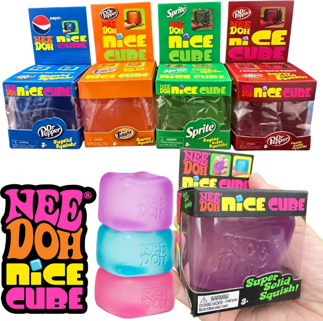 Needoh Nice Cube Fidget, Sensorischer Würfel - Bild 1