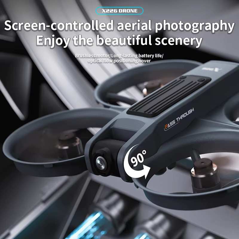 Xiaomi X226 VR Drohne mit 8K HD Dual Kamera, GPS, 5G WIFI und intelligenter Hindernisvermeidung in Grau - Bild 2