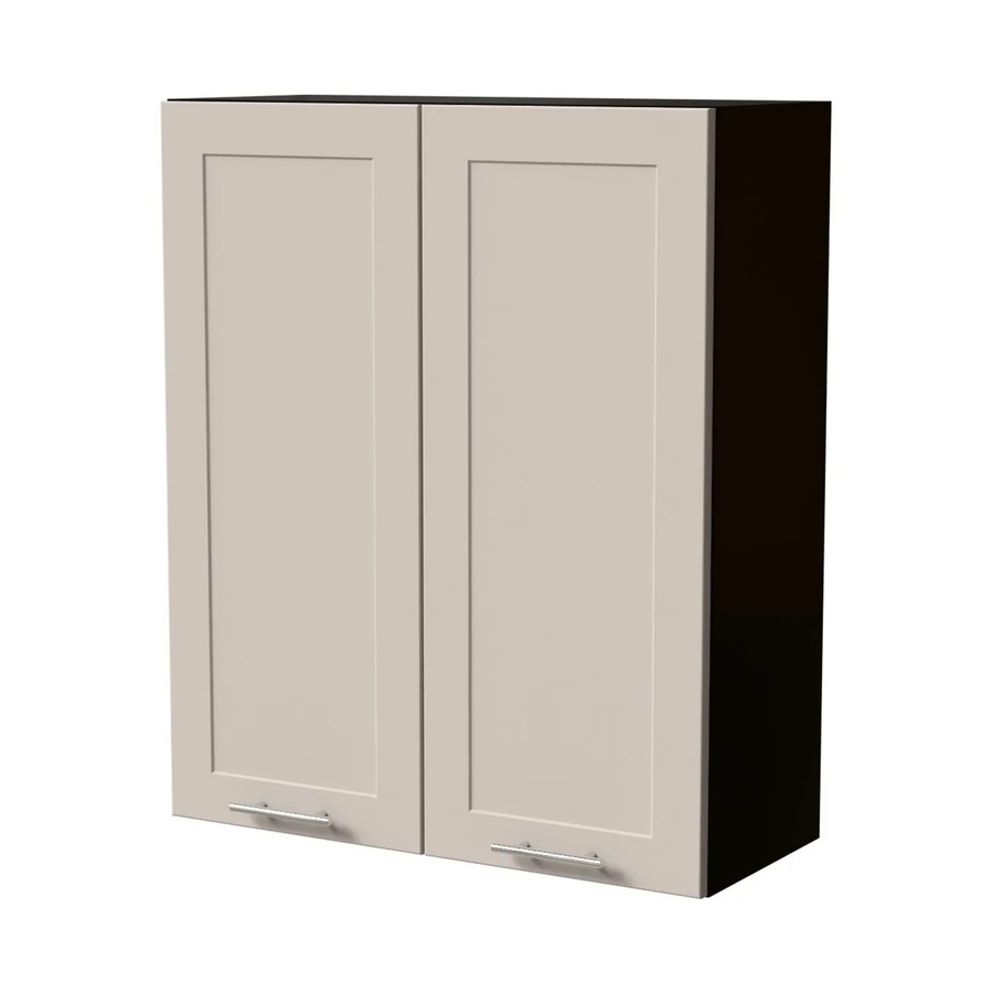Feldmann-Wohnen Hängeschrank Oslo W4 in Schwarz und Kaschmir Matt, B/T/H: 80 x 32,5 x 96 cm - Bild 2