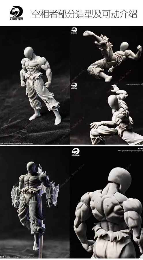 RE&DKO Studio + D Dragon Ball Z Son Goku Ultra Instinct Illusion Perceiver Super Saiyan Actionfigur, Einzelfigur - Bild 4