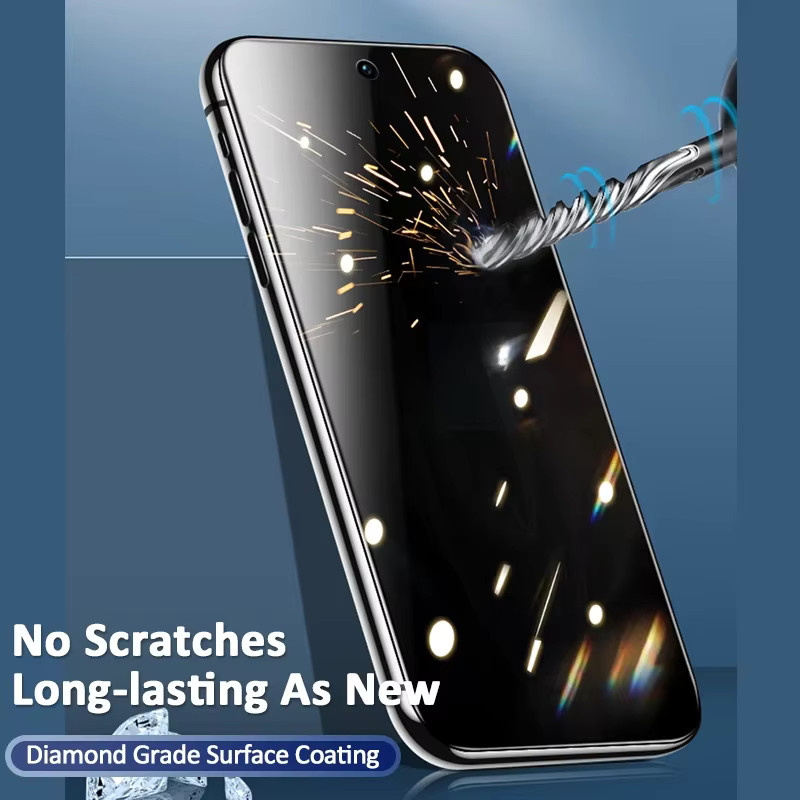 Infinix Anti-Spionage Displayschutzfolie aus gehärtetem Glas für Infinix Note 40 30 VIP 30i und Hot 40 Pro 40i, Schwarz, 2-4 Stück - Bild 2