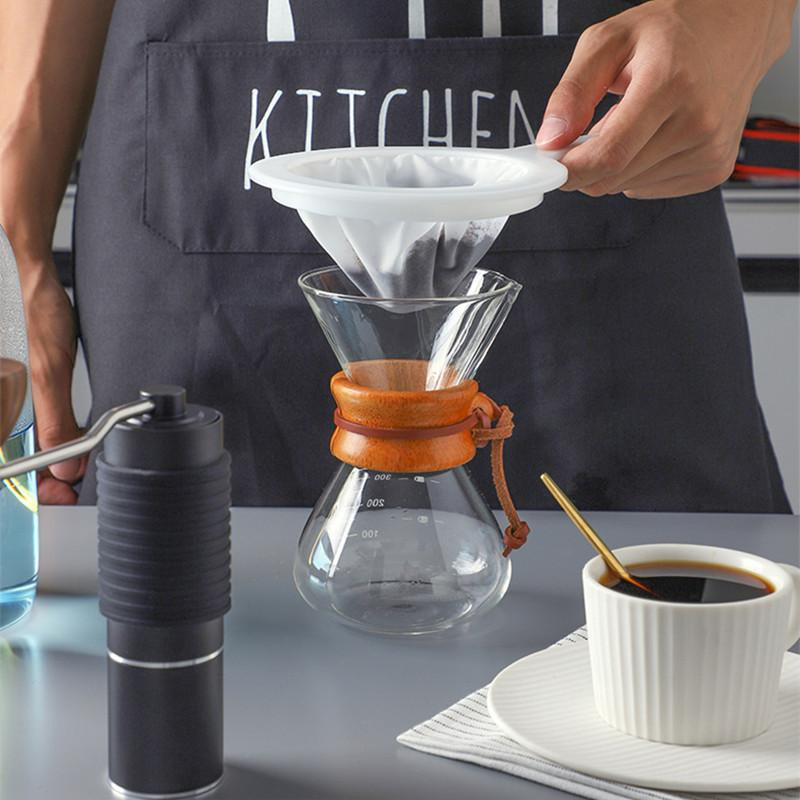 Happypilot Ultrafeines Nylonsieb in Weiß mit 100 Mesh zur Rückstandstrennung für Kaffee und Sojamilch - Bild 5