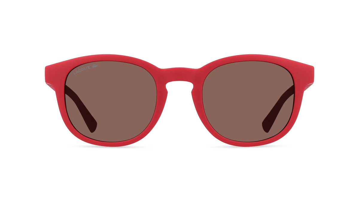 Lacoste L3644S Sonnenbrille Kids, Vollrand, Panto, Kunststoff, rot - Bild 1