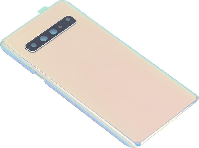 Samsung Galaxy A52 5G Ersatz Rückglasabdeckung mit vorinstallierter Kameralinse und Reparaturwerkzeug in Silber - Bild 1