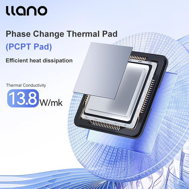 llano Wärmeleitpads für GPU und CPU zur effizienten Wärmeableitung als Silikon-Kühlkörper - Bild 1