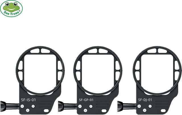 Seafrogs Aluminiumlegierungs-Filterrahmen in Schwarz mit 67mm Gewindeanschluss für Insta 360 ACE 2, GoPro 9-13 und DJI Action 3/4/5 - Bild 1