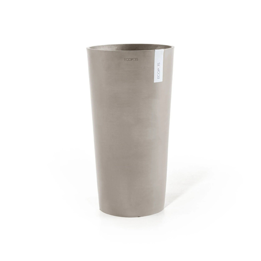 Ecopots Pflanztopf Amsterdam Extrahoch Taupe B/T/H: 50 x 50 x 90 cm - Bild 2