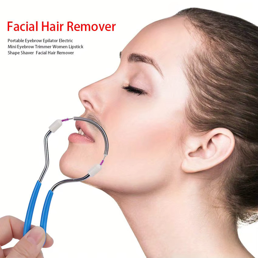 FUBEICHLY Federroller-Gesichtsepilierer, Unisex, für Gesicht und Lippen - Bild 3