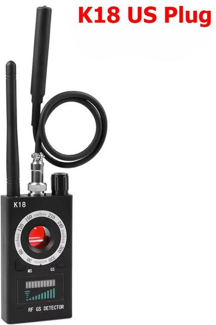 LS VISION K18 Multifunktions-Gerätefinder zur Erkennung von Funkobjektiven, GSM Audio Bugs und GPS-Signalen, Frequenzbereich 1 MHz-6,5 GHz, Schwarz - Bild 1