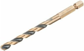 DeWalt HSS-G Metall-Spiralbohrer mit Sechskant in Gold, Durchmesser: 6 mm - Bild 1