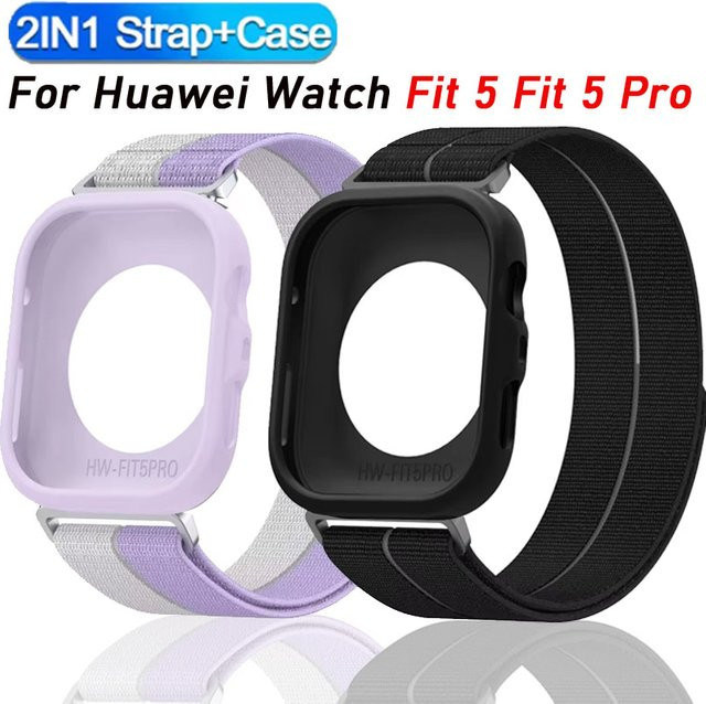 Uhrenarmband Nylon, Bunt, Unisex, für Huawei Watch Fit 5 Pro - Bild 1