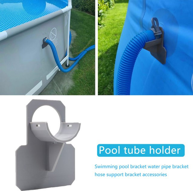 Intex Befestigungshalterung für Schwimmbadrohre und Schlauchauslässe für oberirdische Pools, Durchmesser: 30 bis 38 mm - Bild 1