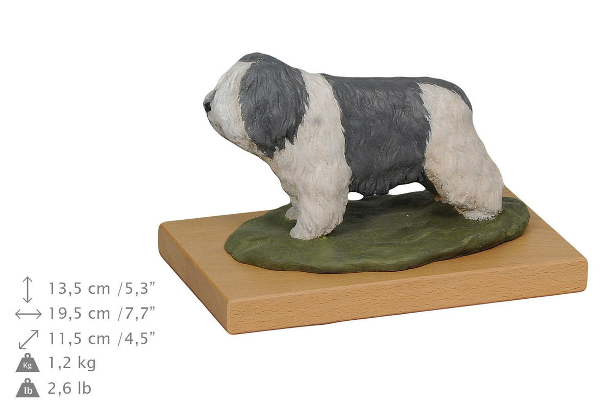 Bemalte Figur Polnischer Tiefland-Schäferhund PON von Art-Dog in Braun und Mehrfarbig aus Kunstharz - Bild 3