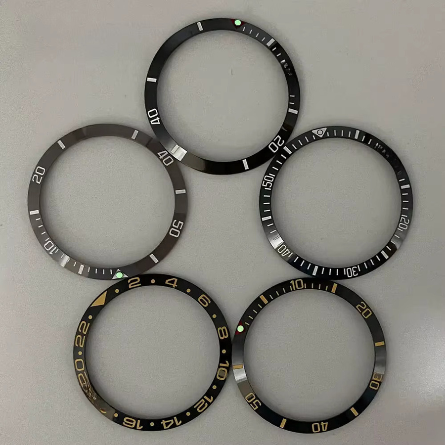 NEITON Keramik Lünette, Schwarz, Herren, 34mm - Bild 2