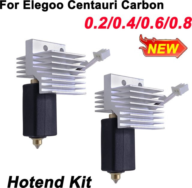Elegoo CC Hotend Kit für Centauri Carbon mit gehärteter Stahl- und Messingdüse sowie Keramik-Heizelement - Bild 1