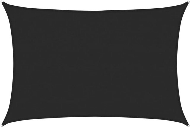 Furnicato Sonnensegel aus HDPE in Schwarz, Rechteckig, 4 x 5 m - Bild 1