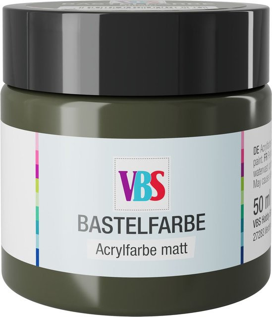 VBS Bastelfarbe Khaki 50 ml - Bild 1