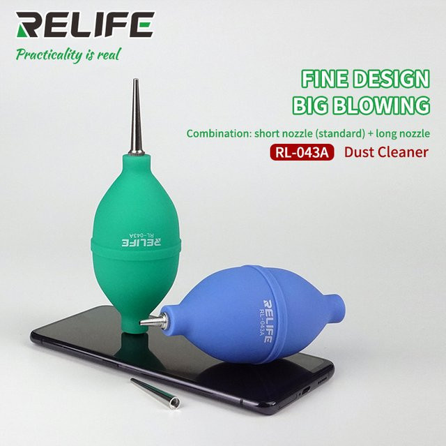 RELIFE Luftgebläsepumpe in Blau für Handy, Tastatur und Kamera zur Staubentfernung - Bild 1