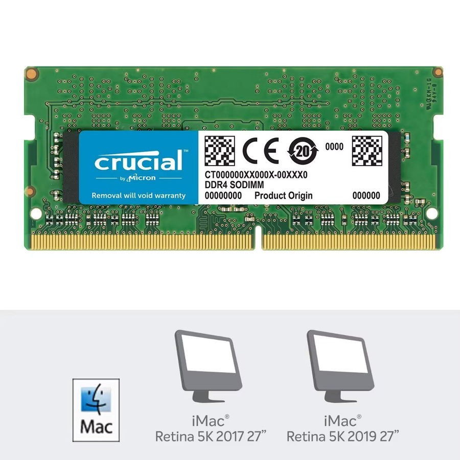 Crucial DDR4 RAM Notebook Speicher 8GB 3200MHz SODIMM 260Pin PC4-25600 in Grün - Bild 5