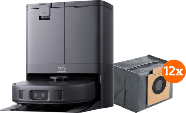 eufy X10 Pro Omni Saugroboter mit Laser-Navigation und 12 Staubbeuteln in Anthrazit - Bild 1
