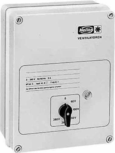 Helios Regeltransformator 01946 in Weiß, 1 x 230 V zu 1 x 80 V, 100 V, 130 V, 170 V, 230 V, 10 A - Bild 1