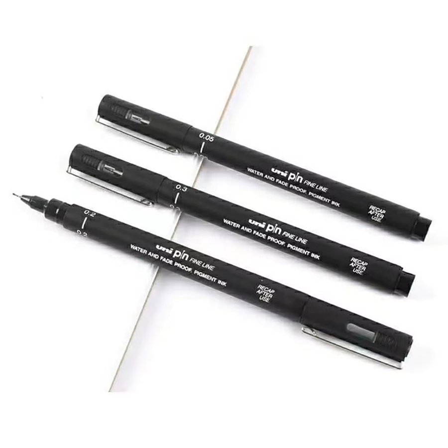 Fineliner Zeichenstift mit schwarzer Tinte für Kunst, Skizzen und Zeichnungen - Bild 4