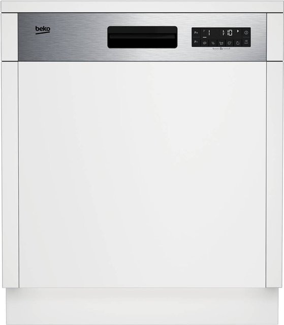 Beko Teilintegrierter Einbaugeschirrspüler BDSN25530X in Silber, B/H/T: 59,8 x 81,8 x 57 cm - Bild 1