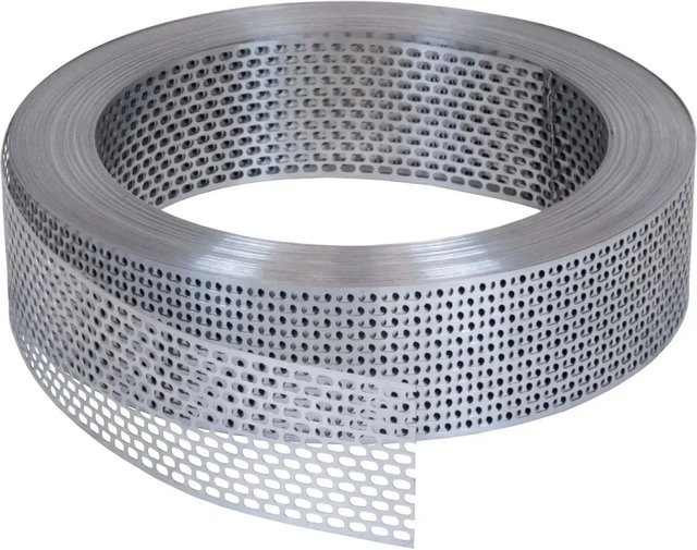 Daprona Vogelschutzgitter Lüftungsband aus Aluminium in Silber, Breite: 8 cm, Länge: 60 m - Bild 1